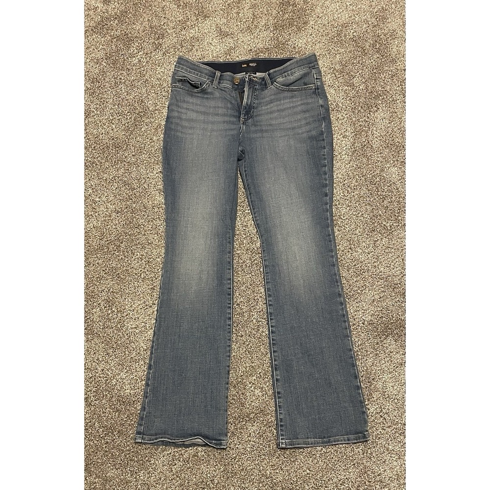 Women's Lee Bootcut ‎ Mid Rise Flex Motion Jeans Sz 10